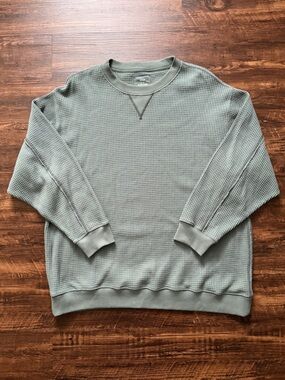 aerie Green Waffle Knit Sweater